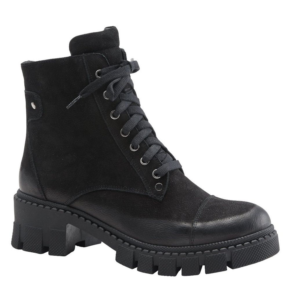 SPRING STEP HURSTON BOOT BLACK NUBUCK